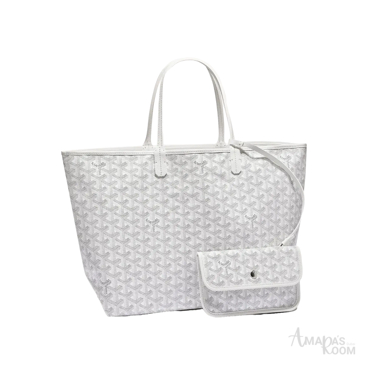 Goyard Saint Louis Tote Bag – White - View 1