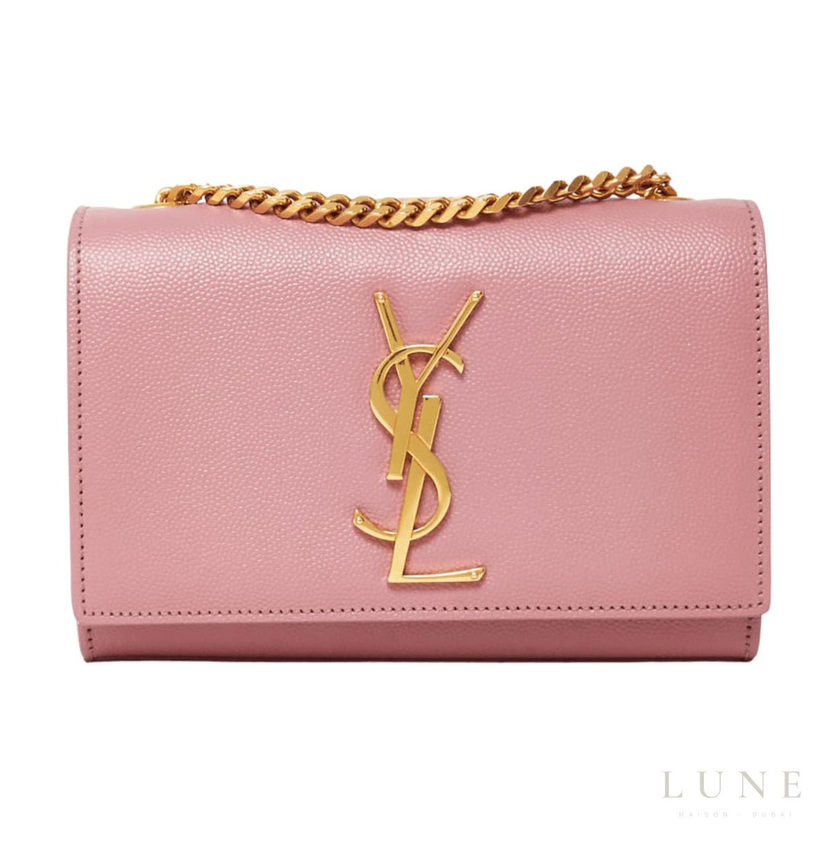 Saint Laurent Monogram Kate Satchel - Pink Old Rose