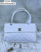 Chanel CC Turn-Lock Bag – White - View 5