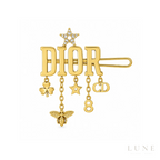 Dior Hairclip Antique Jewelry – Gold