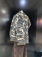 Dior Toile De Jouy Black/Ivory Scarf