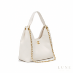 Chanel 25 Medium Hobo - Beige Caviar