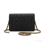 Chanel Classic Wallet on Chain – Black - View 4