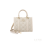 Tory Burch T Monogram Mini Tote Ivory