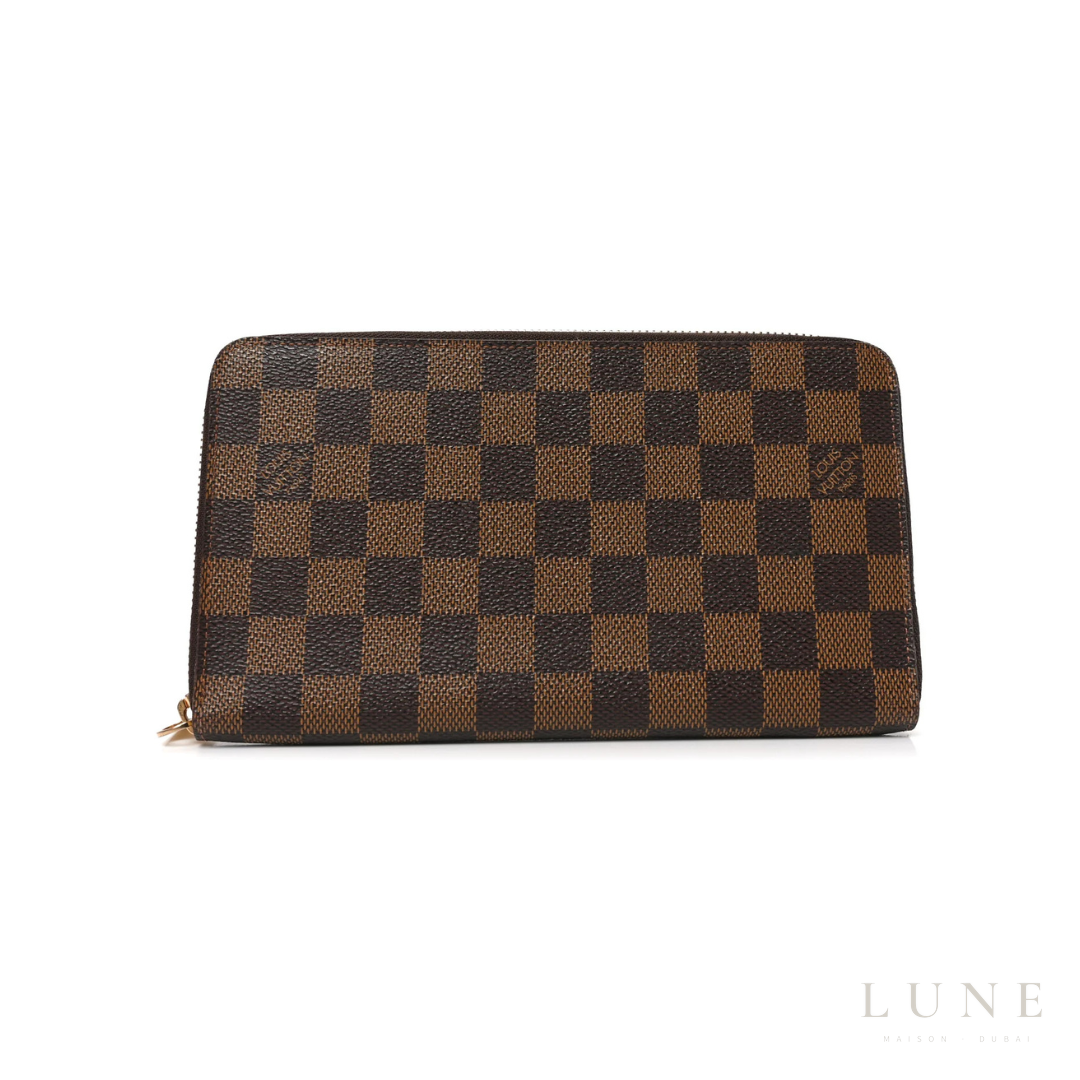Louis Vuitton Zippy Wallet Damier Ebene Canvas – Brown - View 1