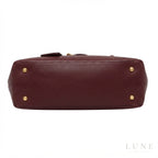 Miu Miu Aventure Nappa Leather Bag – Burgundy - View 2