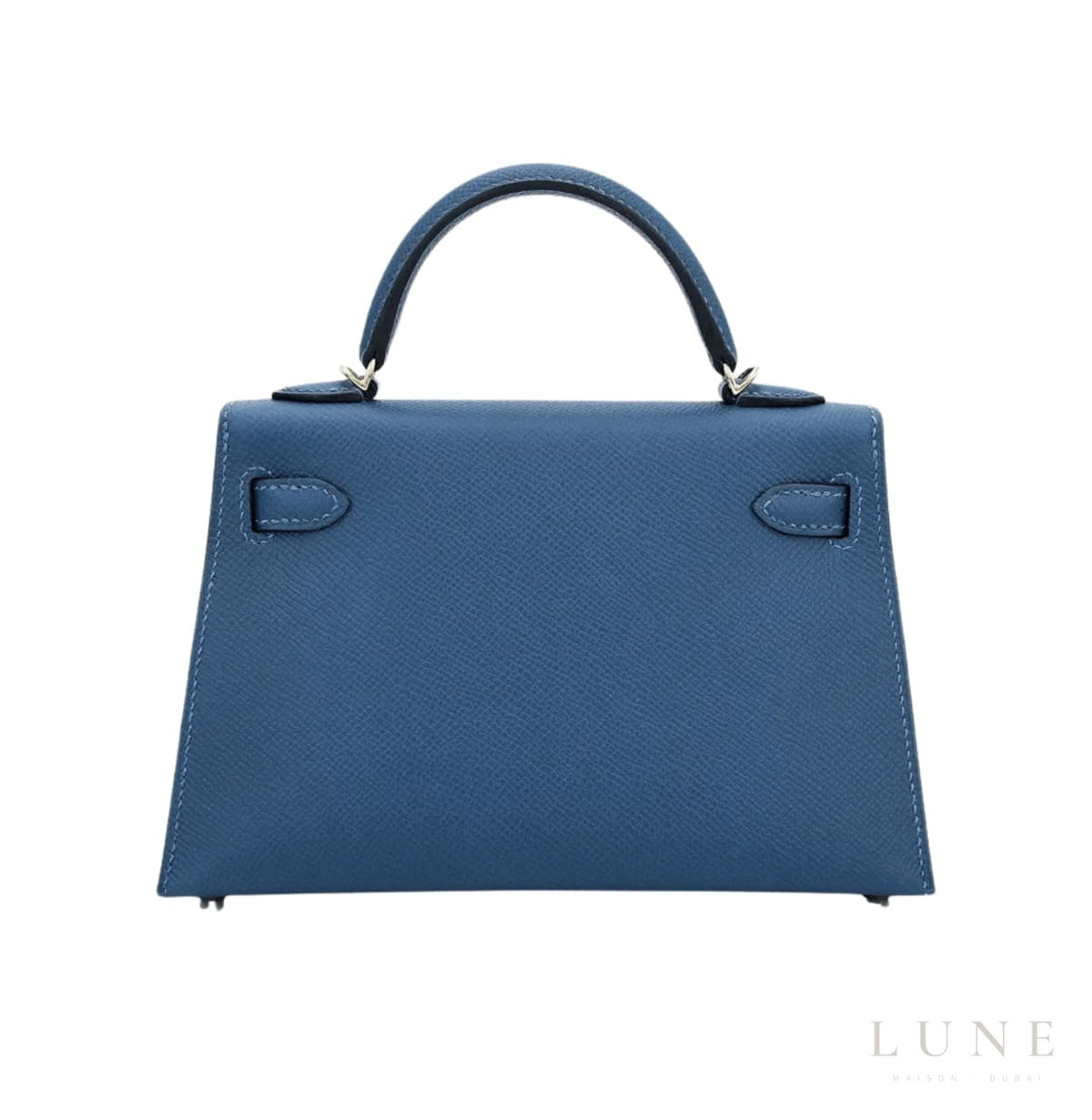 Hermès Mini Kelly 20 Sellier Handbag - Deep Blue Hue with Gold Hardware