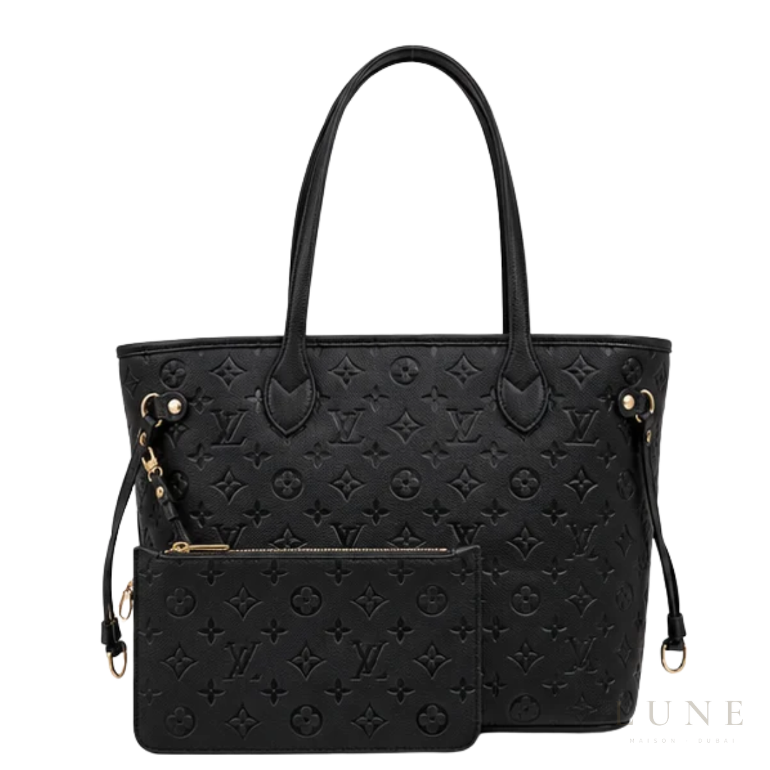 Louis Vuitton Neverfull Tote – Black