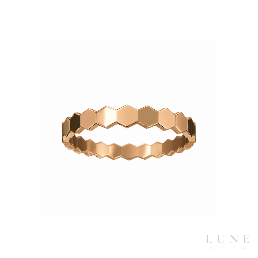 Chaumet Honeycomb Rose Gold Set