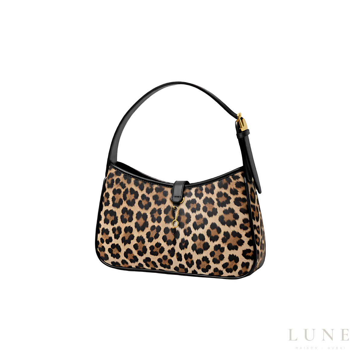 YSL Le 5 À 7 Leopard-Print