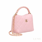 Chanel 25S Small 25 Hobo Bag Grained Calfskin
