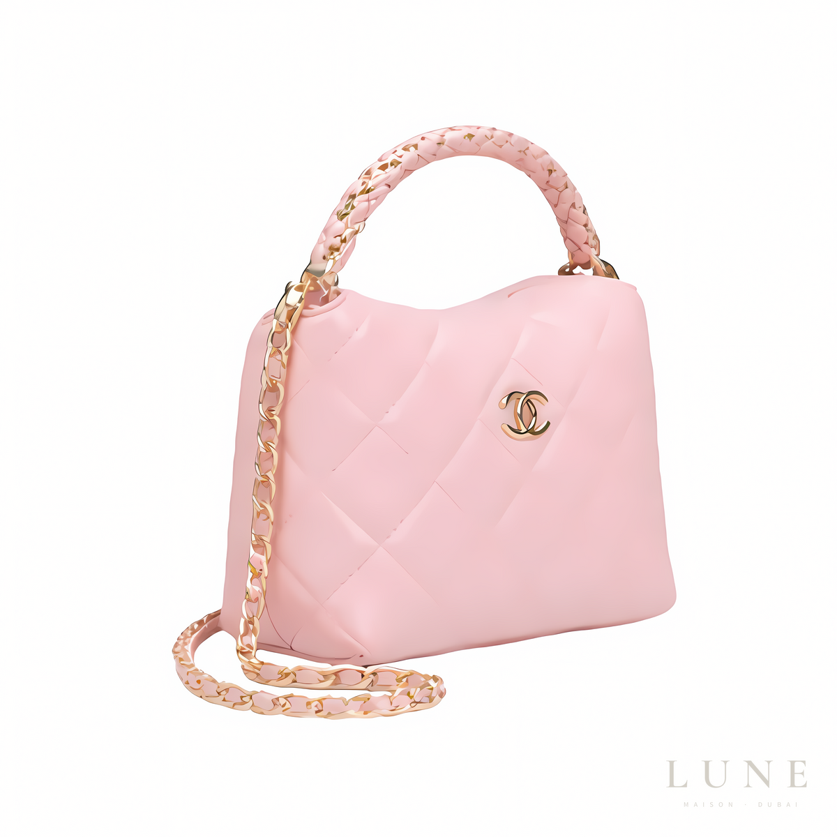 Chanel 25S Small 25 Hobo Bag Grained Calfskin