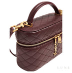 Saint Laurent Gaby Vanity Bag - Rich, Burgundy