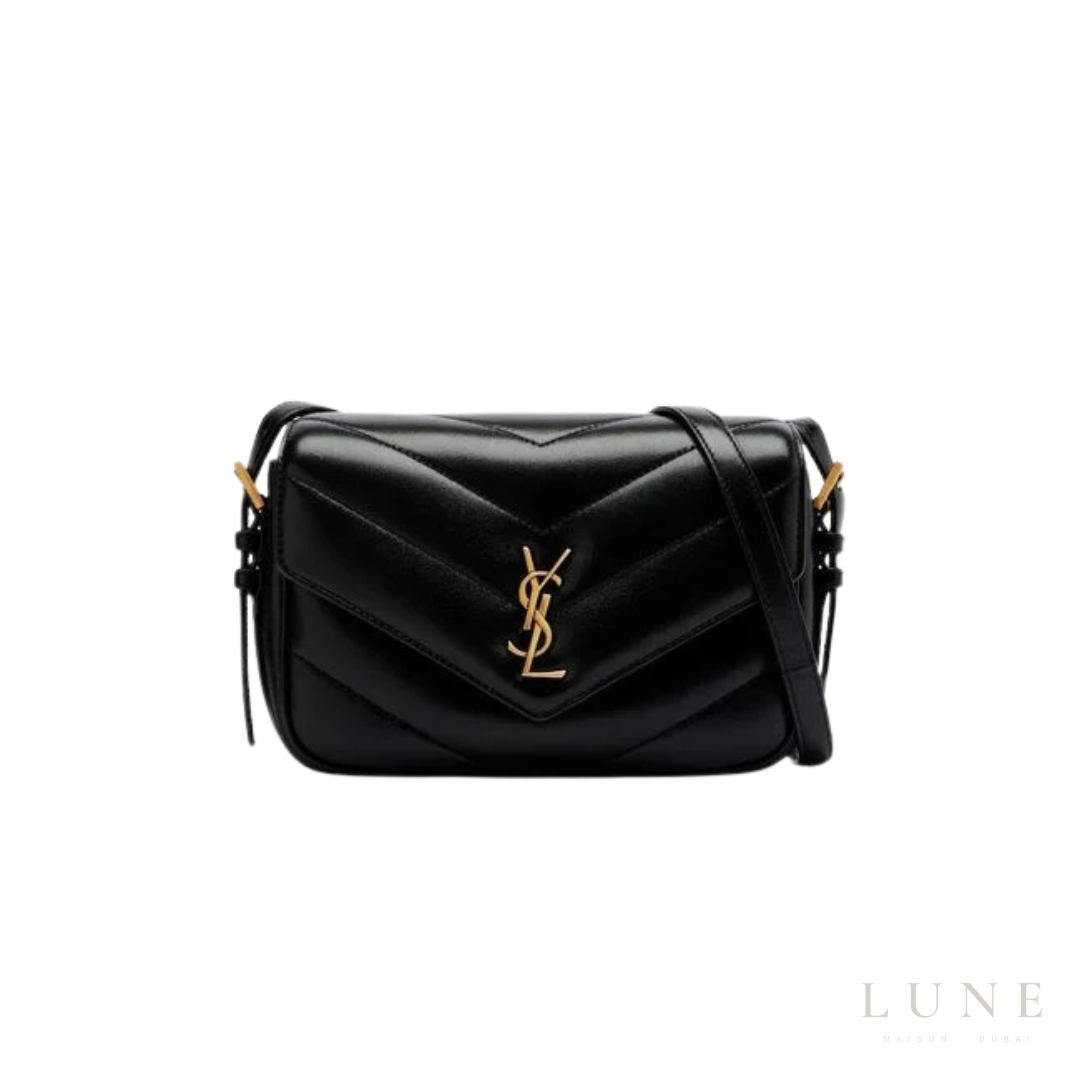 Saint Laurent Loulou Toy Crossbody Bag – Black