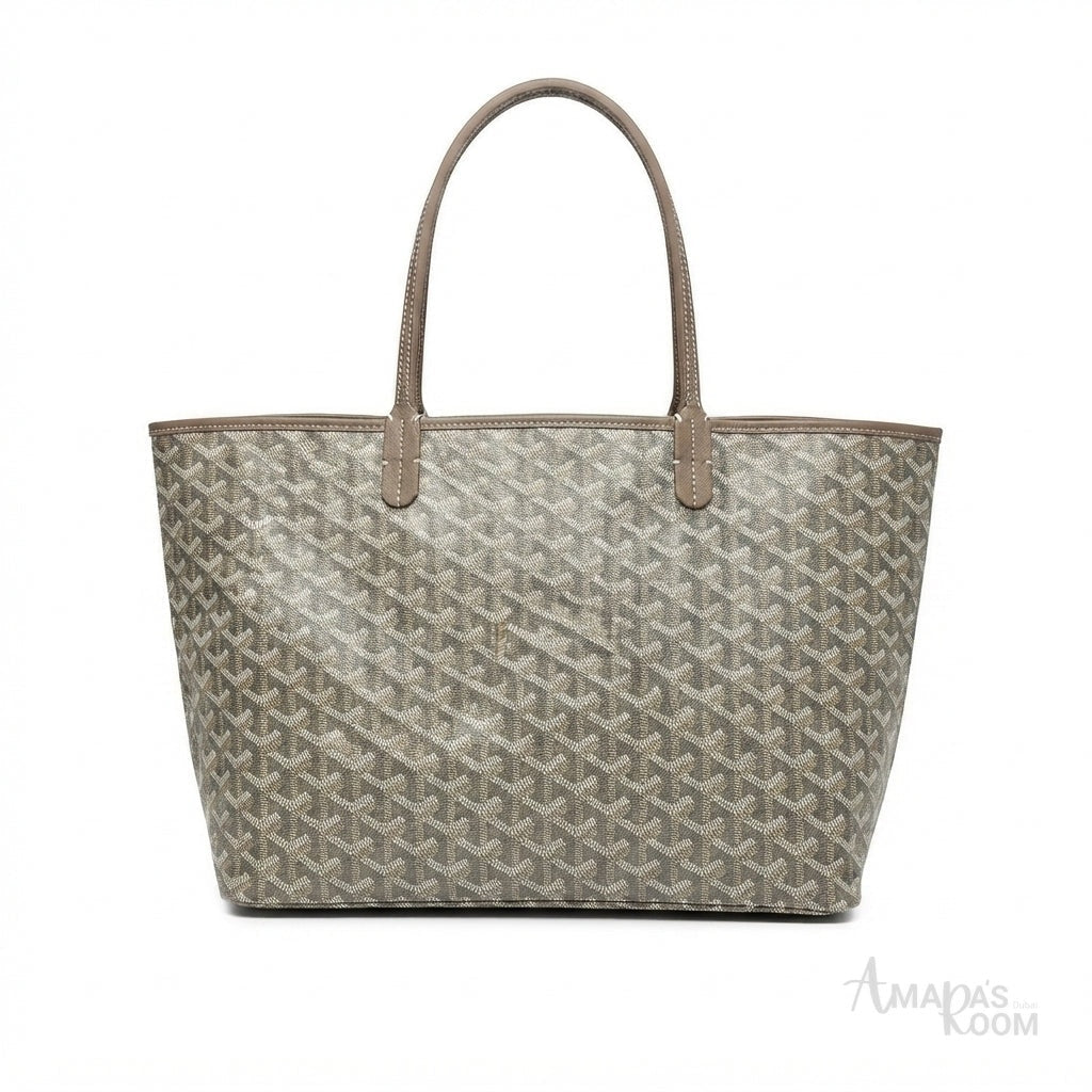 Goyard Saint Louis Tote Bag – Khaki Chevron Goyardine - View 2