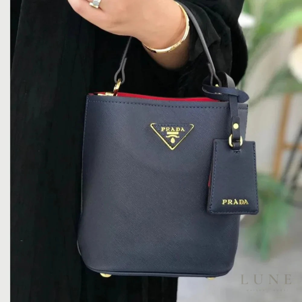 Small Saffiano Panier Bag