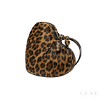 Alaïa Le Cœur Calfskin Bag – Leopard
