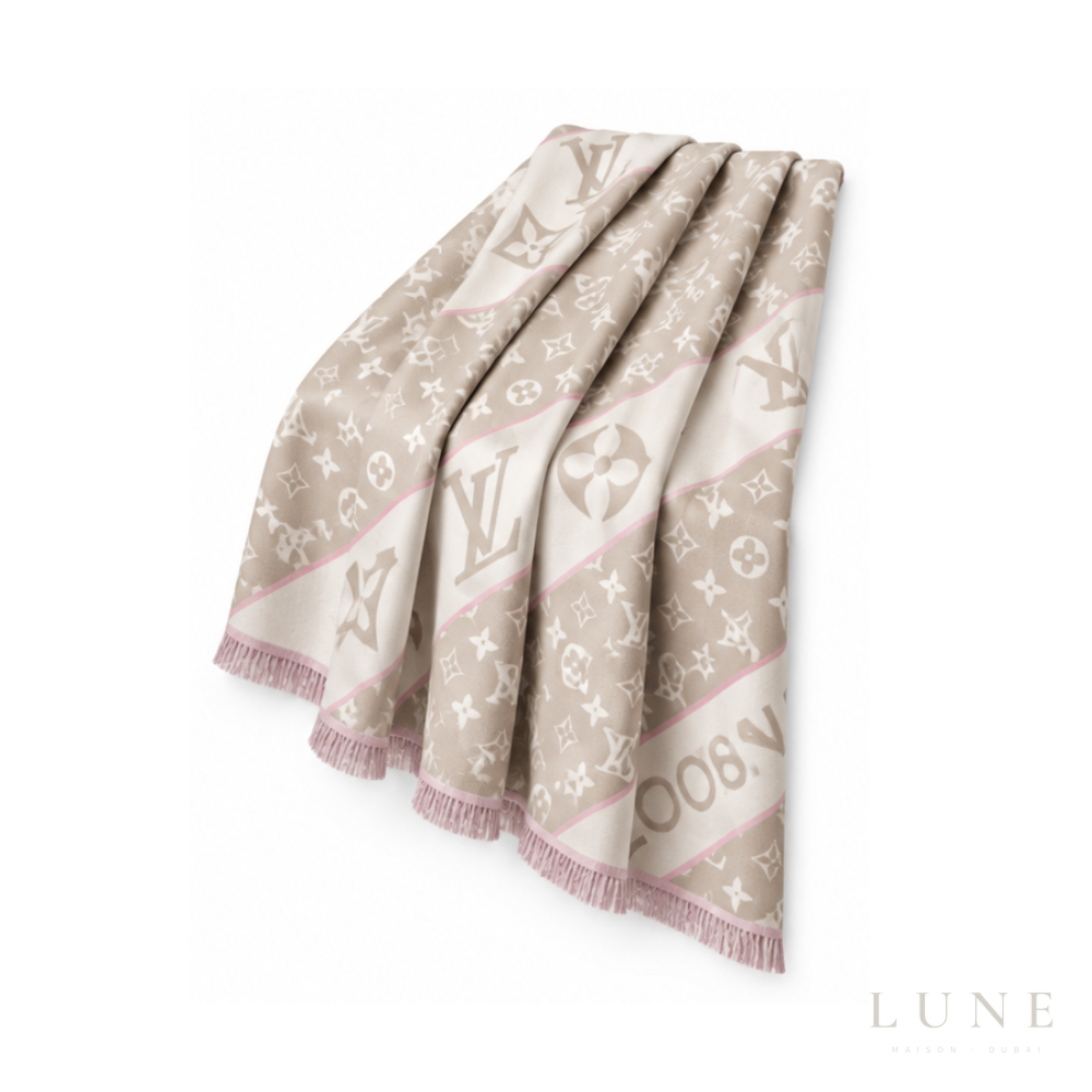 Louis Vuitton Monogram Shawl – Beige