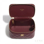 Chanel Top Handle Vanity Case – Burgundy - View 4