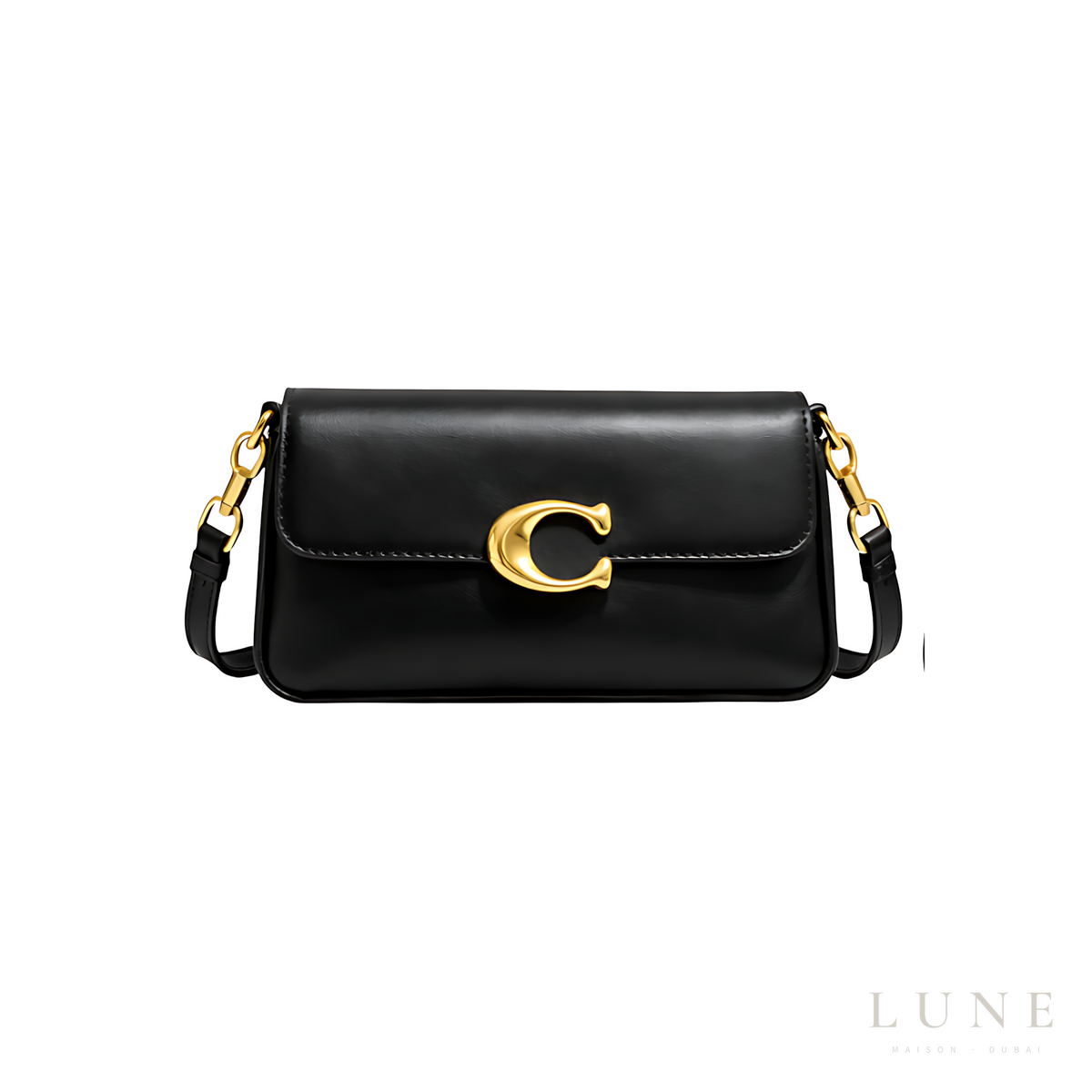 Coach Jet Shoulder Black