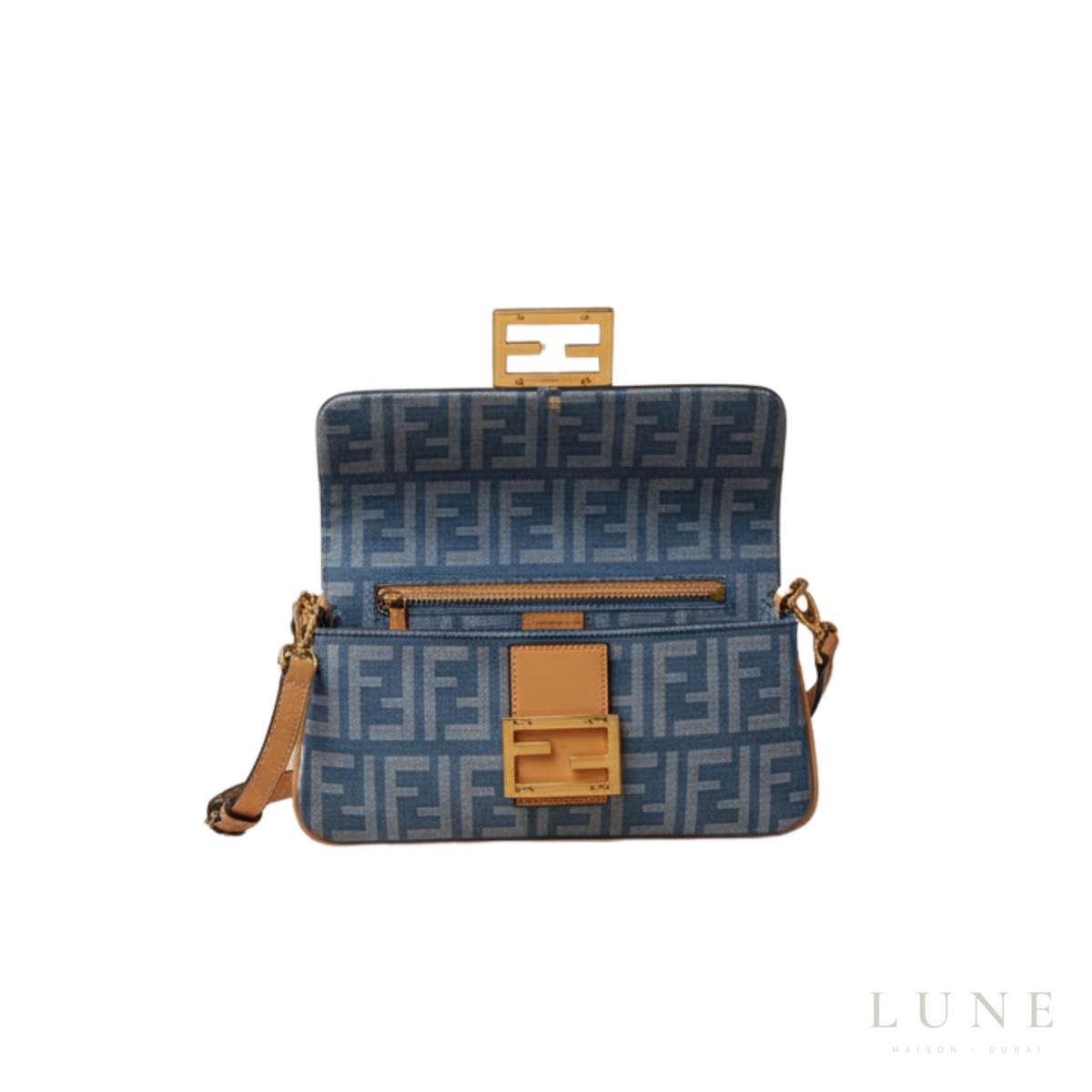 Fendi Shoulder Blue FFDenim
