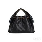 Chanel 25 Quilted Leather Handbag – Black - View 2