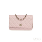 Chanel Quilted Wallet – Light Pink - View 1
