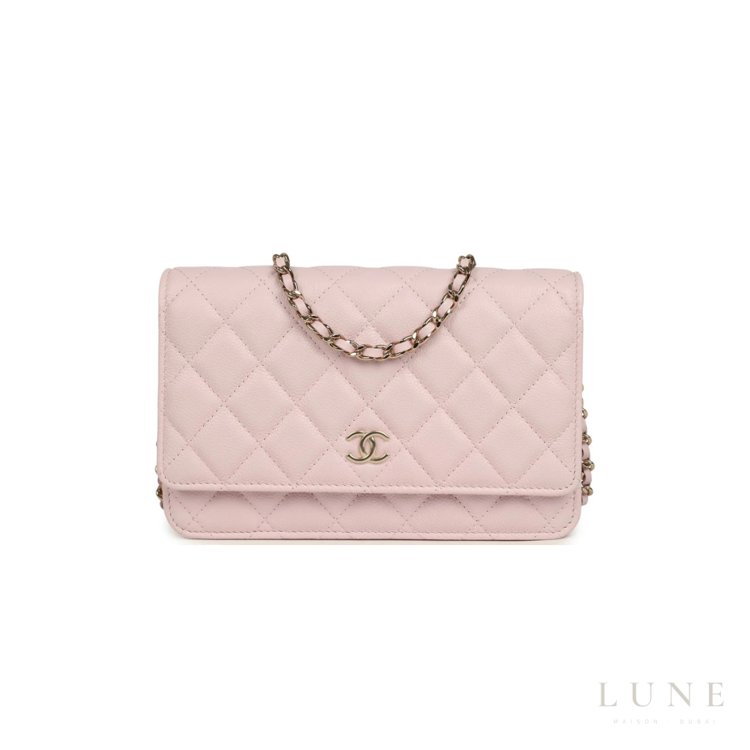 Chanel Quilted Wallet – Light Pink - View 1