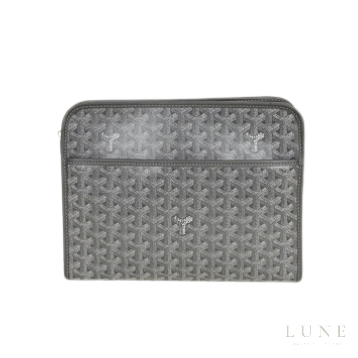 Goyard Jouvence Gm Toiletry Bag Grey