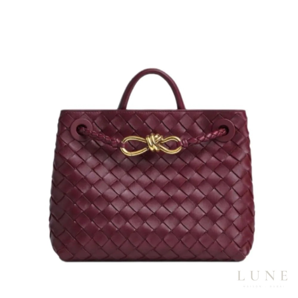 Winter Edition Bag – Burgundy, 24 cm