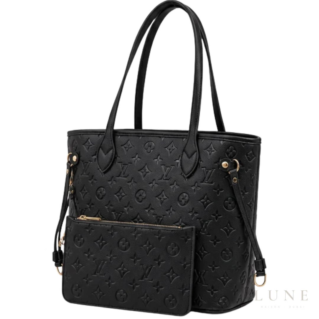 Louis Vuitton Neverfull Tote – Black