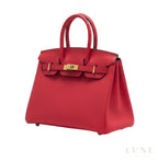 Hermès Birkin 30 Handbag - Red Epsom Leather with Gold Hardware