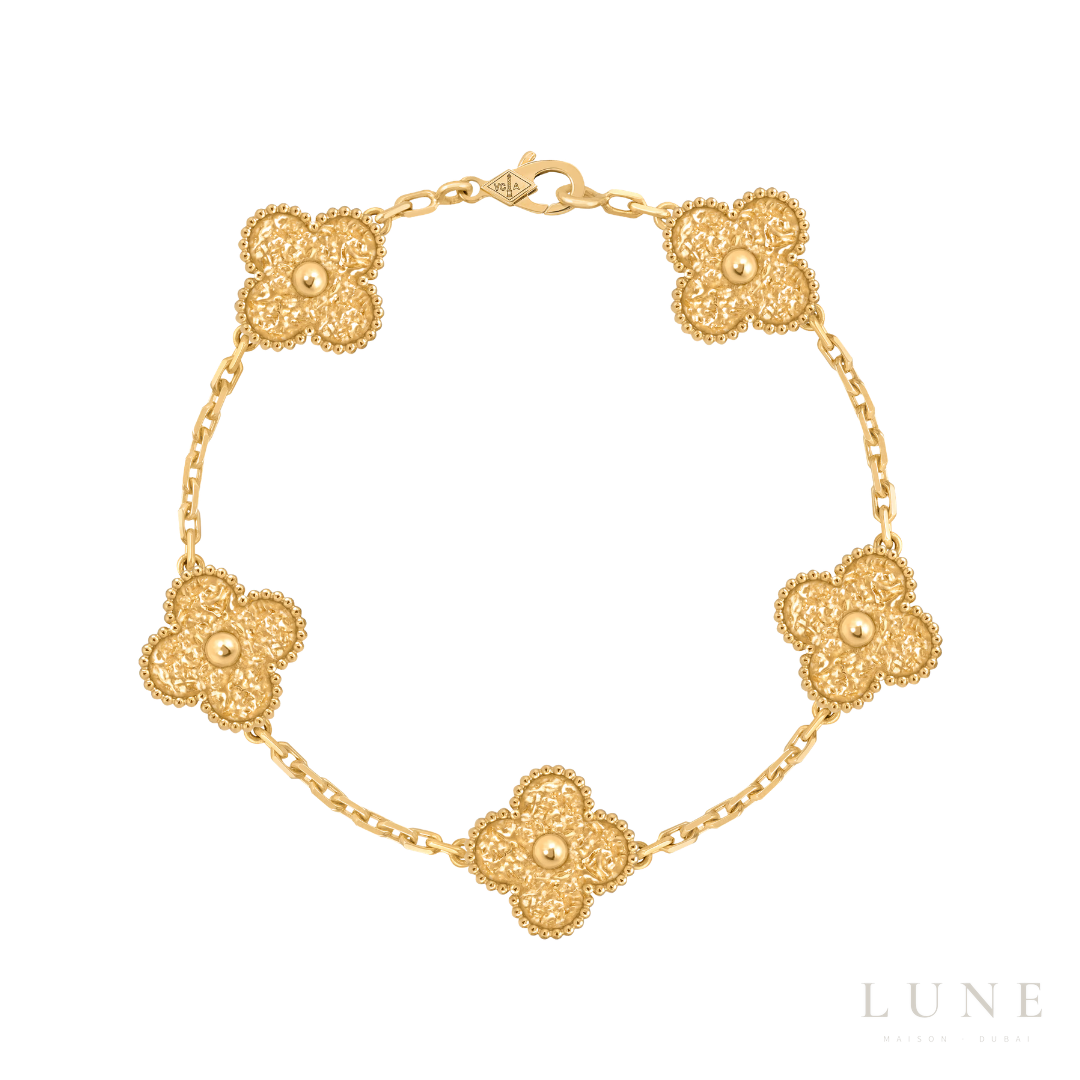 Van Cleef & Arpels Vintage Alhambra bracelet, 5 motifs