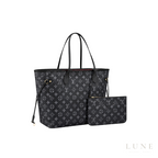 Louis Vuitton Neverfull Tote Bag – Black & Grey - View 2