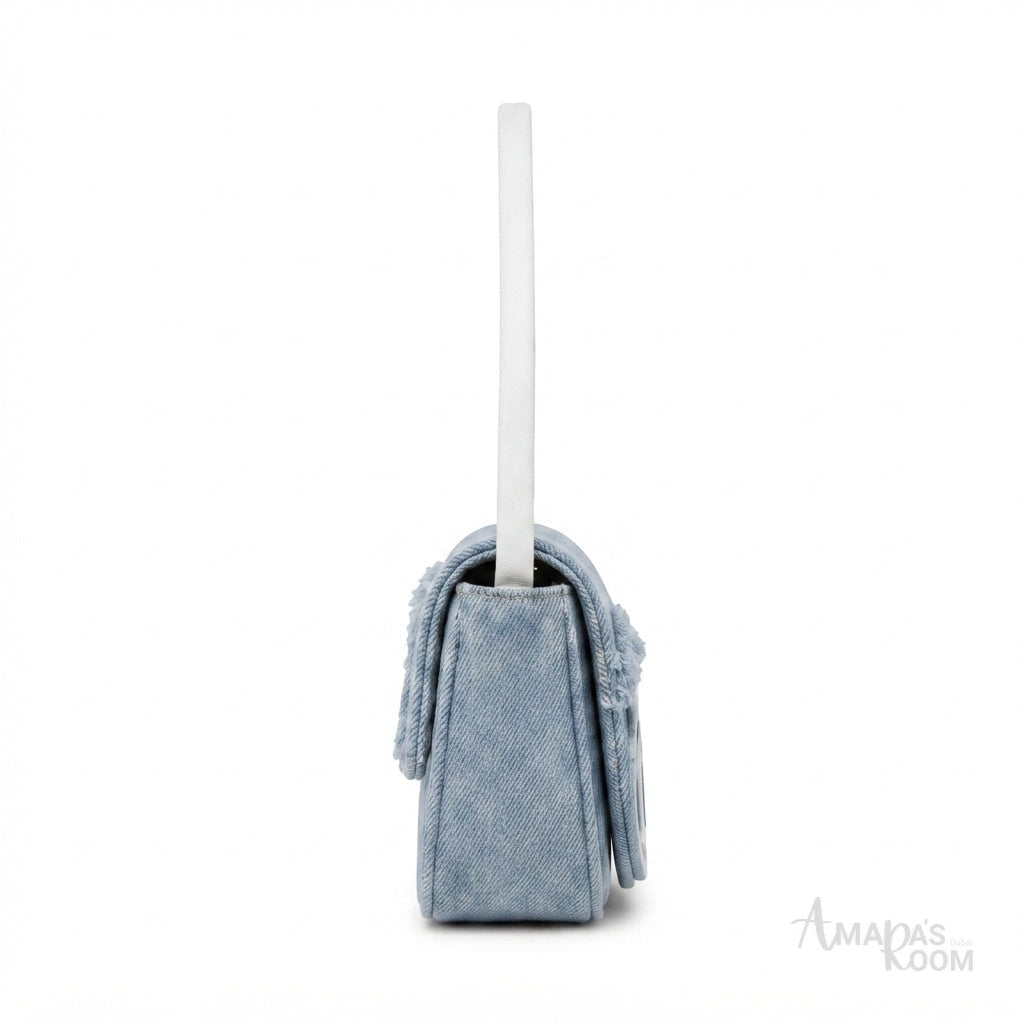 Diesel 1DR Shoulder Bag – Light Blue Denim - View 5