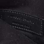 Saint Laurent Uptown Crocodile-Embossed Leather Pouch – Black - View 3