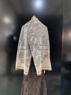 Burberry | Scarf Knight Cashmere Grey&Beige - View 5