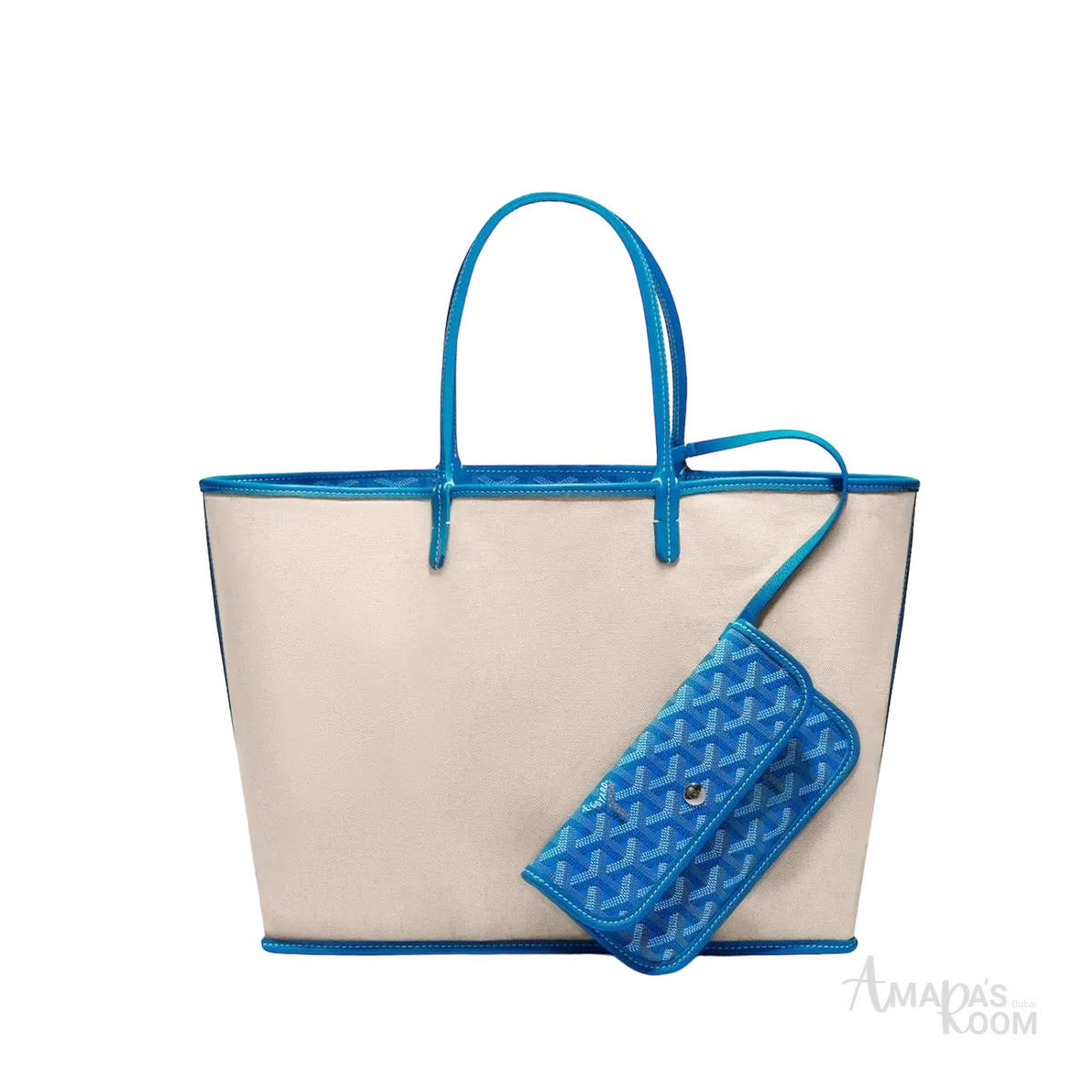 Goyard Saint Louis Tote Bag – Sky Blue - View 2