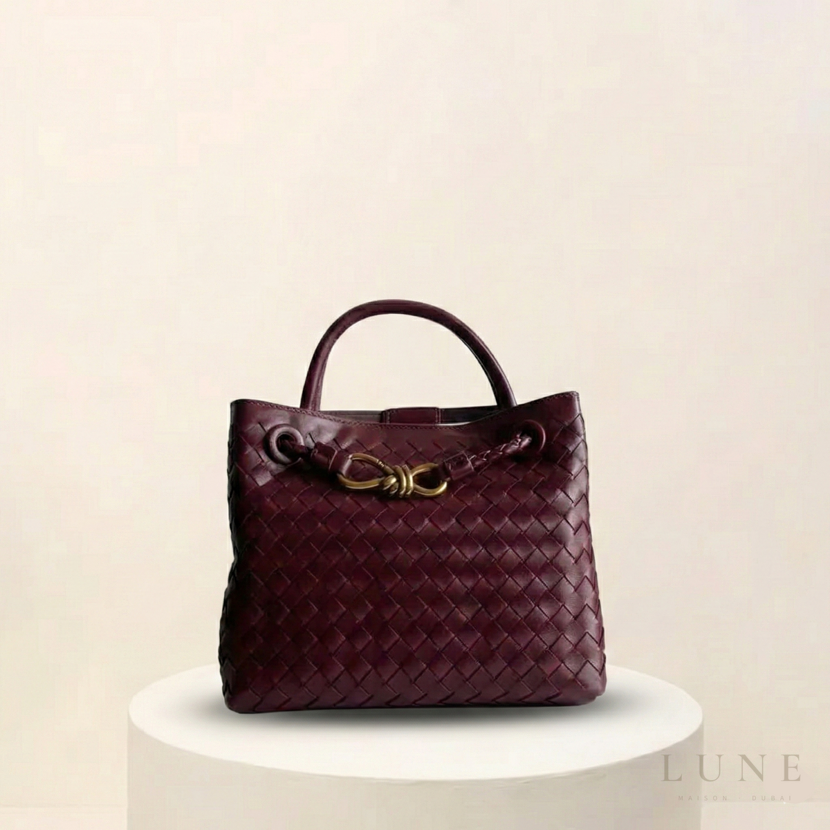 Winter Edition Bag – Burgundy, 24 cm