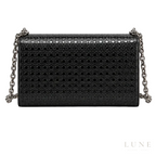 Dior Bag | Miss Dior Promenade Pouch – Black Cannage – Perforated Leather