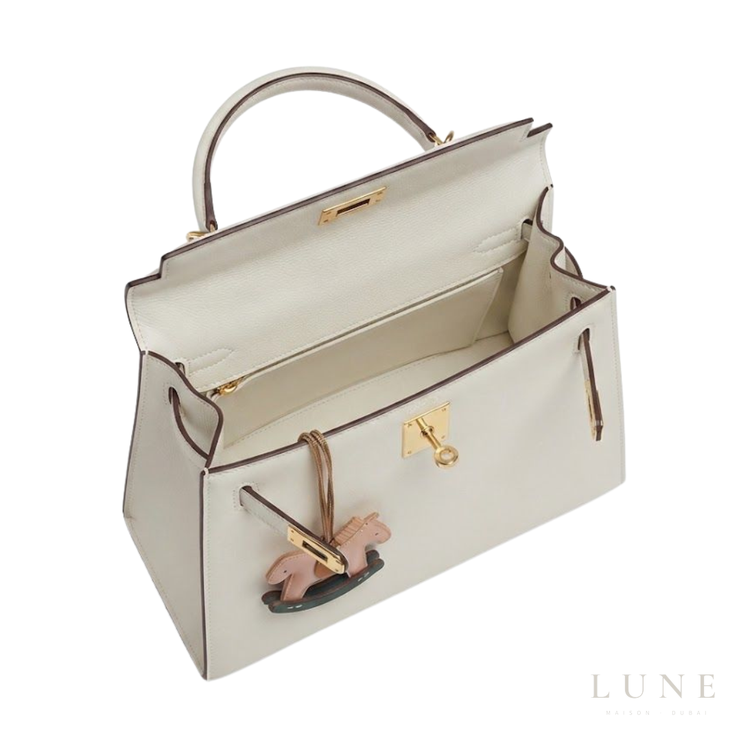 Hermès Kelly Sellier Bag – White - View 4