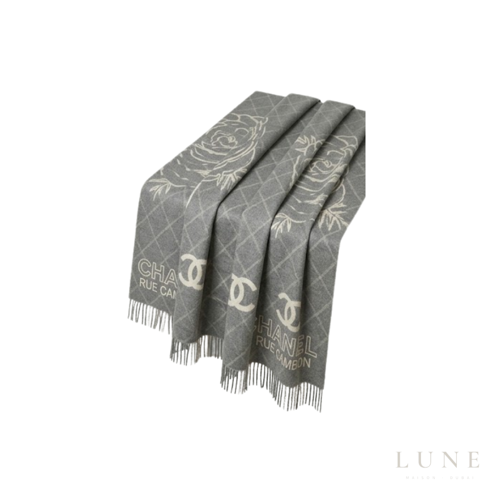 Chanel | Scarf Grid CC Slate Grey - View 3