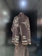 Chanel | Scarf Grid CC Dark Brown - View 5