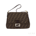 Fendi Zucca Mamma Baguette Shoulder Bag
