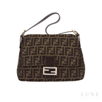 Fendi Zucca Mamma Baguette Shoulder Bag