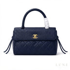 Chanel CC Turn-Lock Handbag – Black - View 2