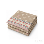 Louis Vuitton Monogram Beige Rose Scarf