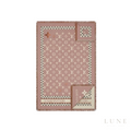 Louis Vuitton Monogram Heart Beige Rose Scarf