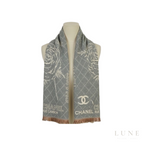 Chanel | Scarf Grid CC Slate Grey - View 2