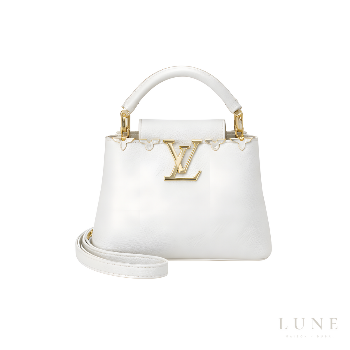 Louis Vuitton Capucines White